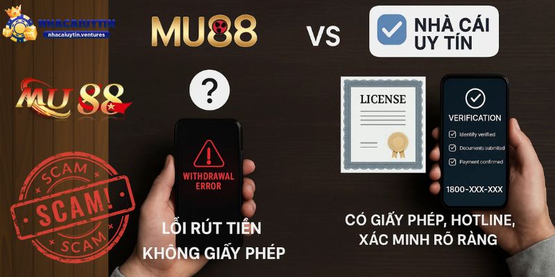 Các Dấu Hiệu Nhận Biết Nhà Cái MU88 Lừa Đảo
