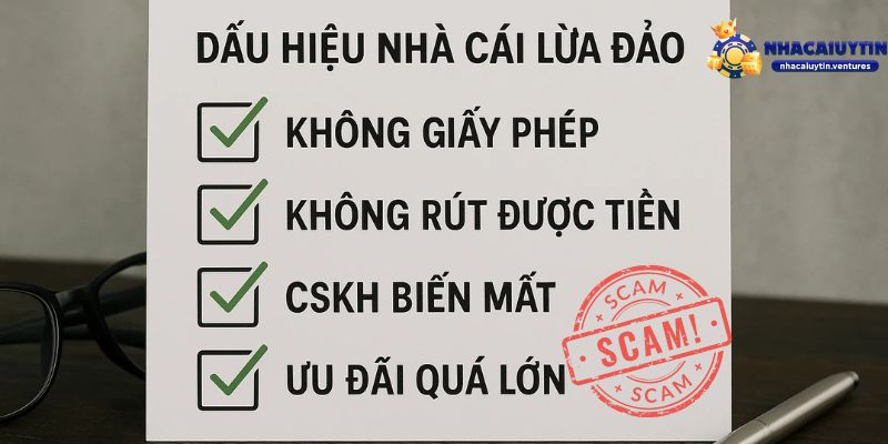 Dấu Hiệu Nhận Biết Nhà Cái Lừa Đảo