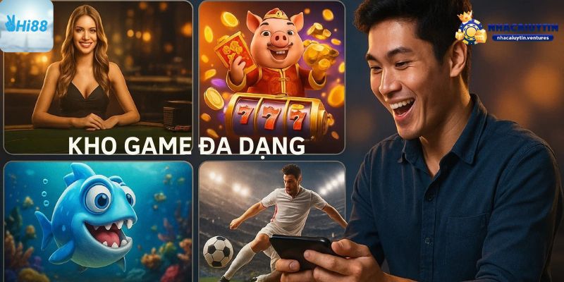 Kho game đa dạng – “Vũ khí” chính chinh phục người chơi