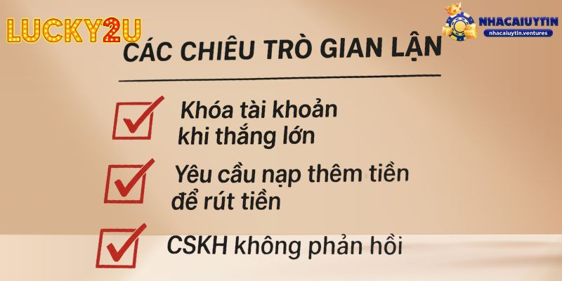 Lucky2u Lừa Người Chơi – Những Dấu Hiệu Cảnh Báo Sớm