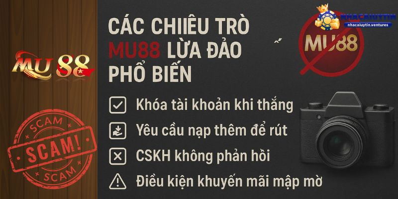 MU88 Lừa Đảo – Chiêu Trò Tinh Vi Khiến Người Chơi Mất Trắng